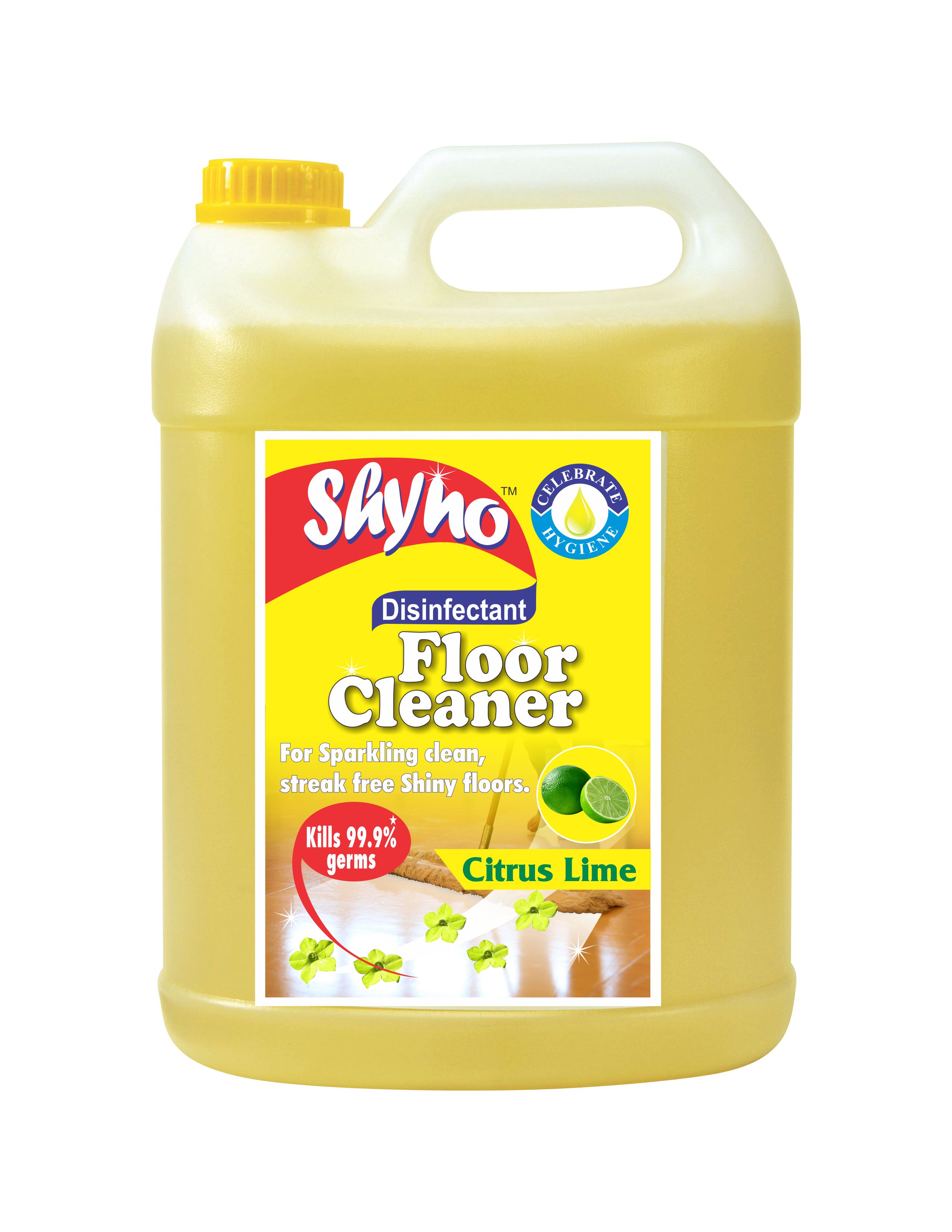 Shyno Disinfectant Floor Cleaner Citrus Lime, 5 Litres (₹599.00)