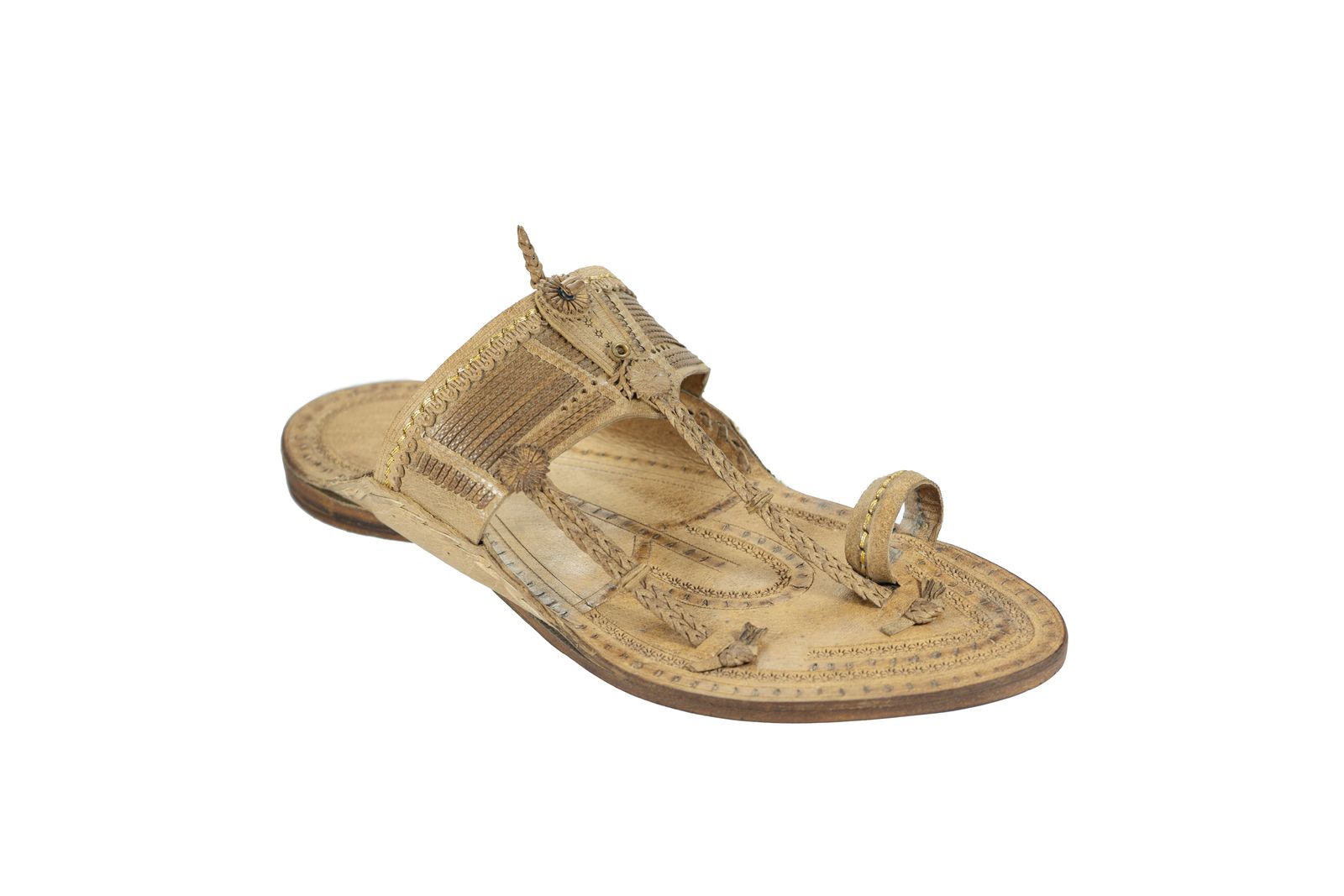 kolhapuri chappal gents black