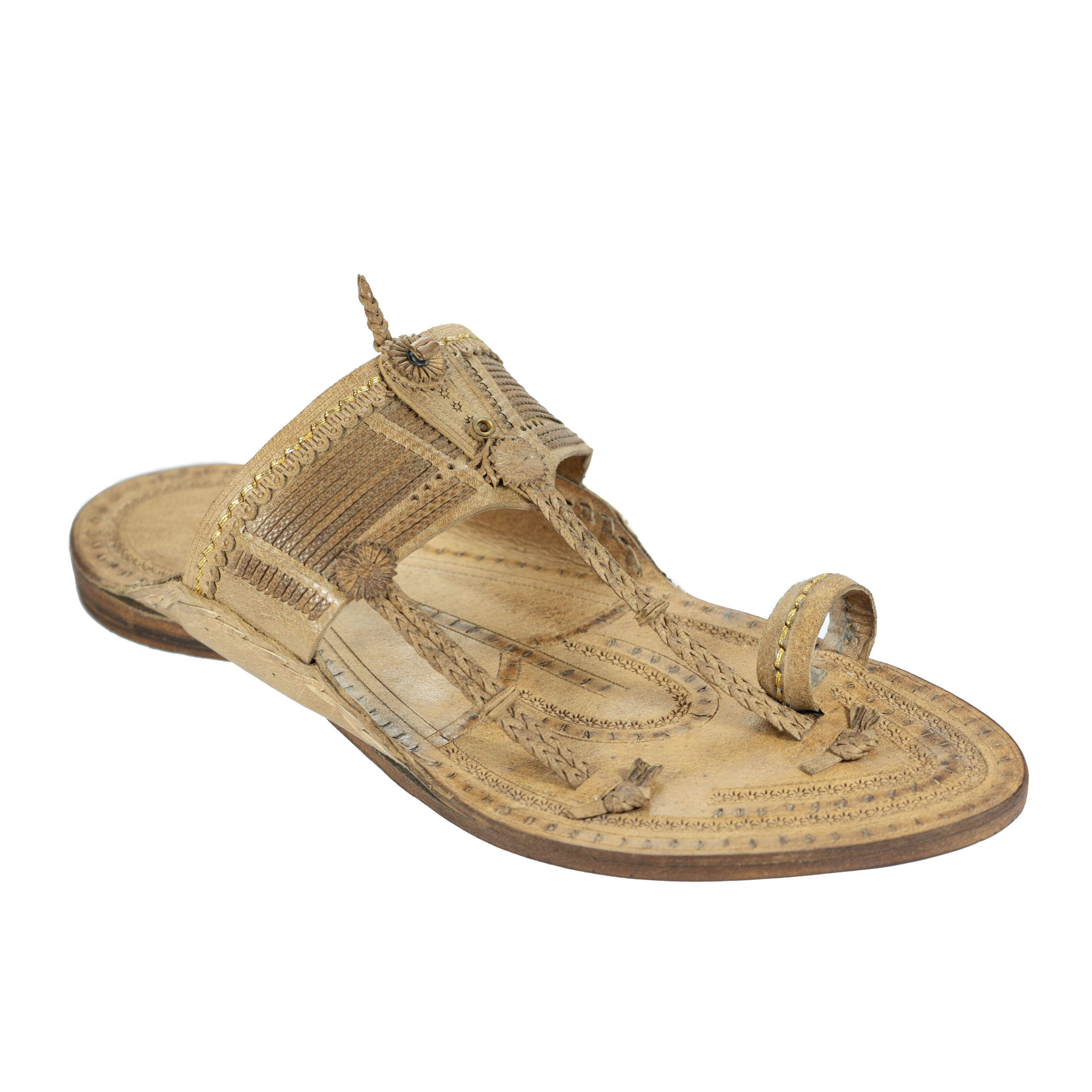 kolhapuri chappal gents black