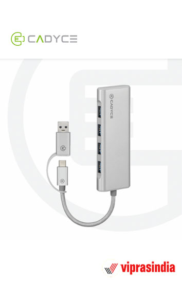 Cadyce USB-C and USB 3.0 4-Port Hub (CA-UC4H)