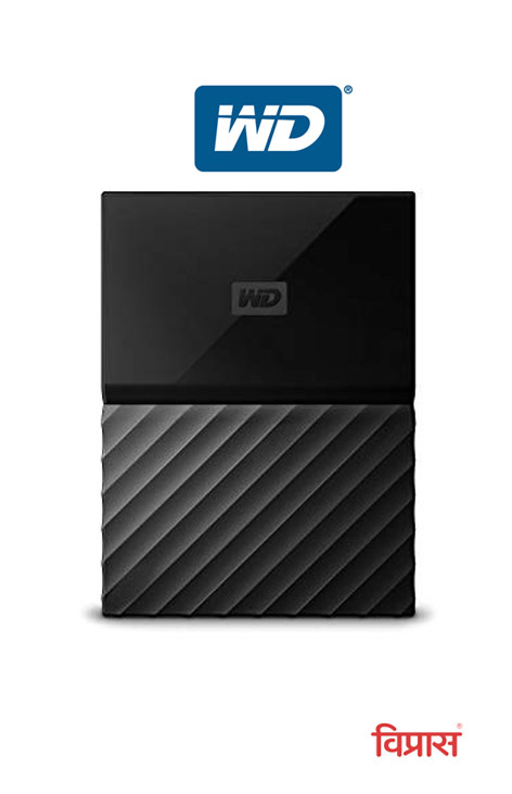 Hard Disk WD My Passport  USB 2 TB External (Black)