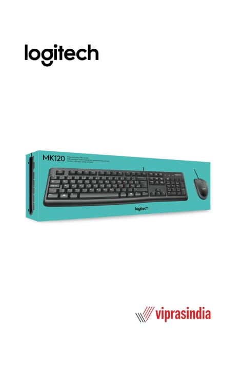 Keyboard and Mouse Logitech MK120