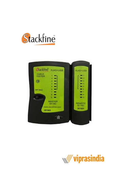 Cable Tester Stackfine ( Network Lan Tester)  Rj 45 + Rj 11 