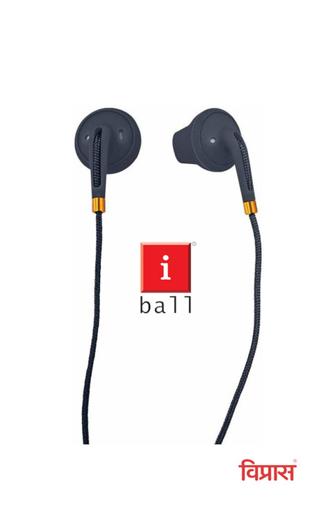 iball wired headphones