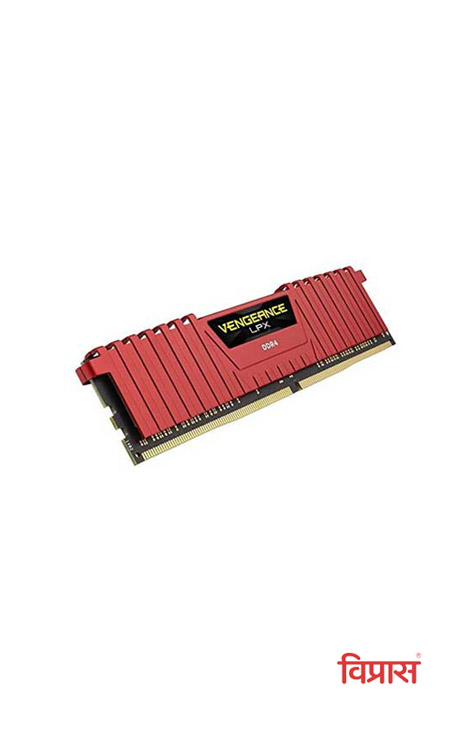 Ram CORSAIR 8GB Vengeance LPX DDR4 PC4-19200 2400MHz Desktop Memory - Red