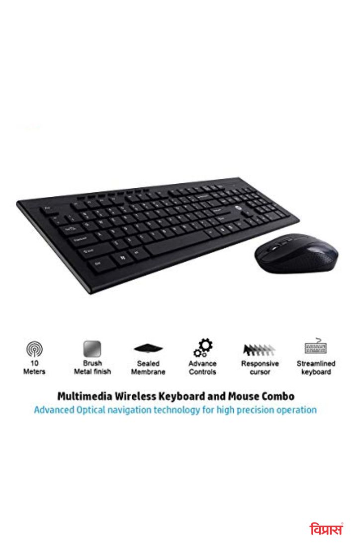 Wireless Keyboard Mouse HP 4SC12PA (₹1,400.00)