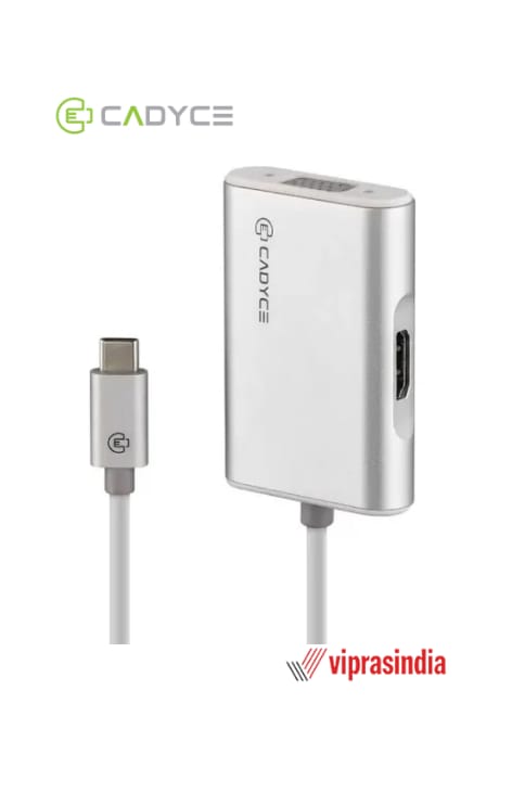 Cadyce USB type-C To HDMI + VGA Adapter CA-CVHD