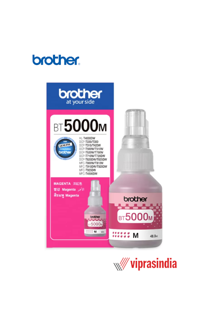 Ink Bottle Brother BT5000M 48.8ml Magenta