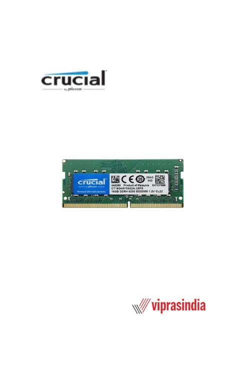  Laptop Ram Crucial 16GB DDR4 3200 MHz 