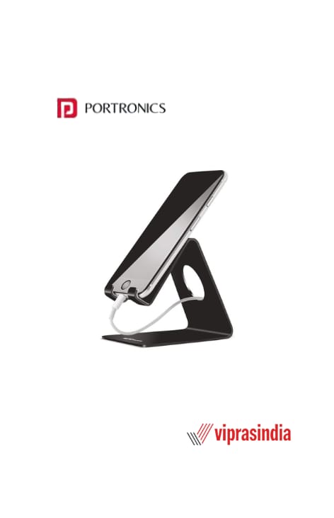 Portronics MODESK POR-122 Universal Mobile Holder (Black)