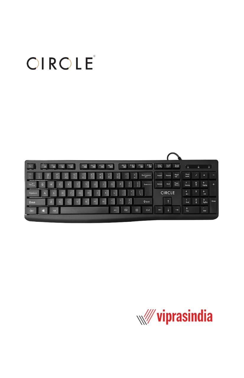 Keyboard Circle Caliber Wired USB Multi-device (Black)