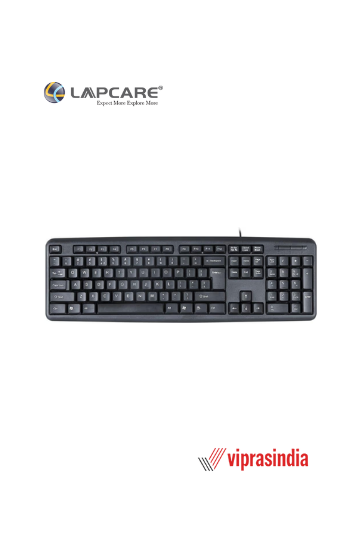  Keyboard  Lapcare USB ALFA 3 LKKBAK7987