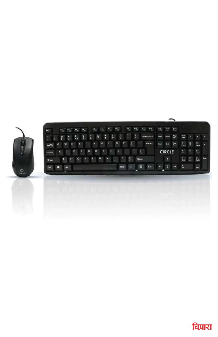 Keyboard Mouse Circle C41 Multimedia Combo PS2 (₹750.00)