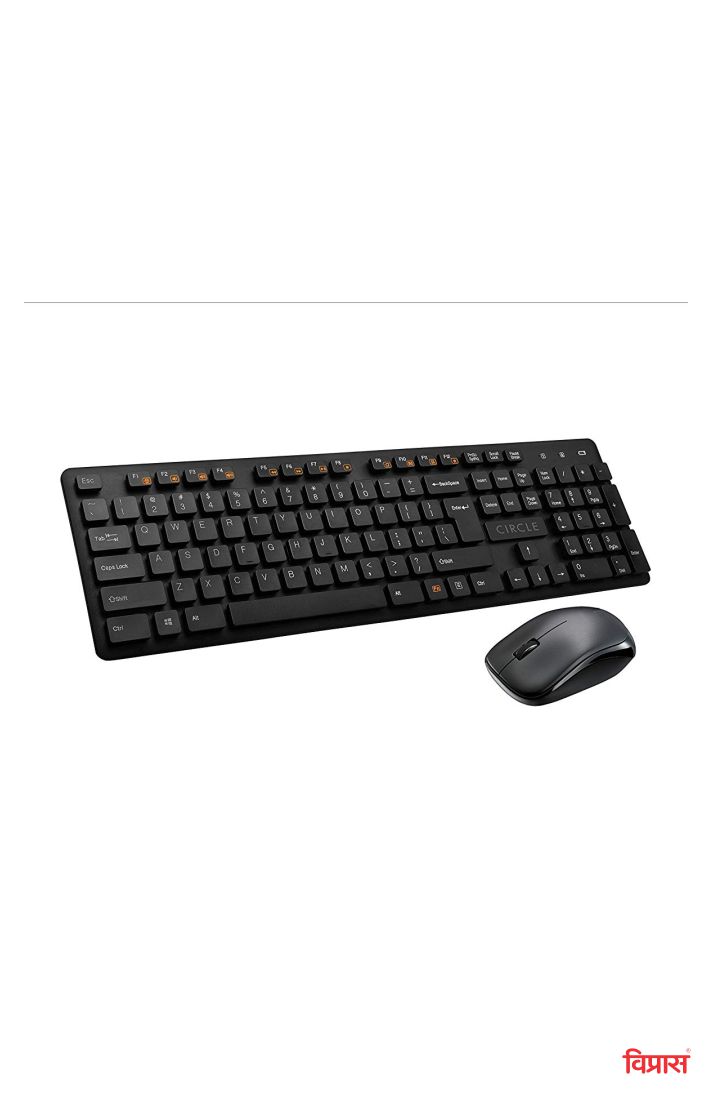 Keyboard Mouse Circle Rover A7 Wireless Combo 