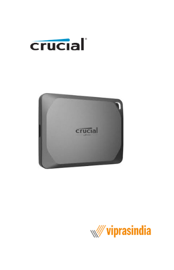 SSD Portable USB to C Crucial X9 Pro 2TB 