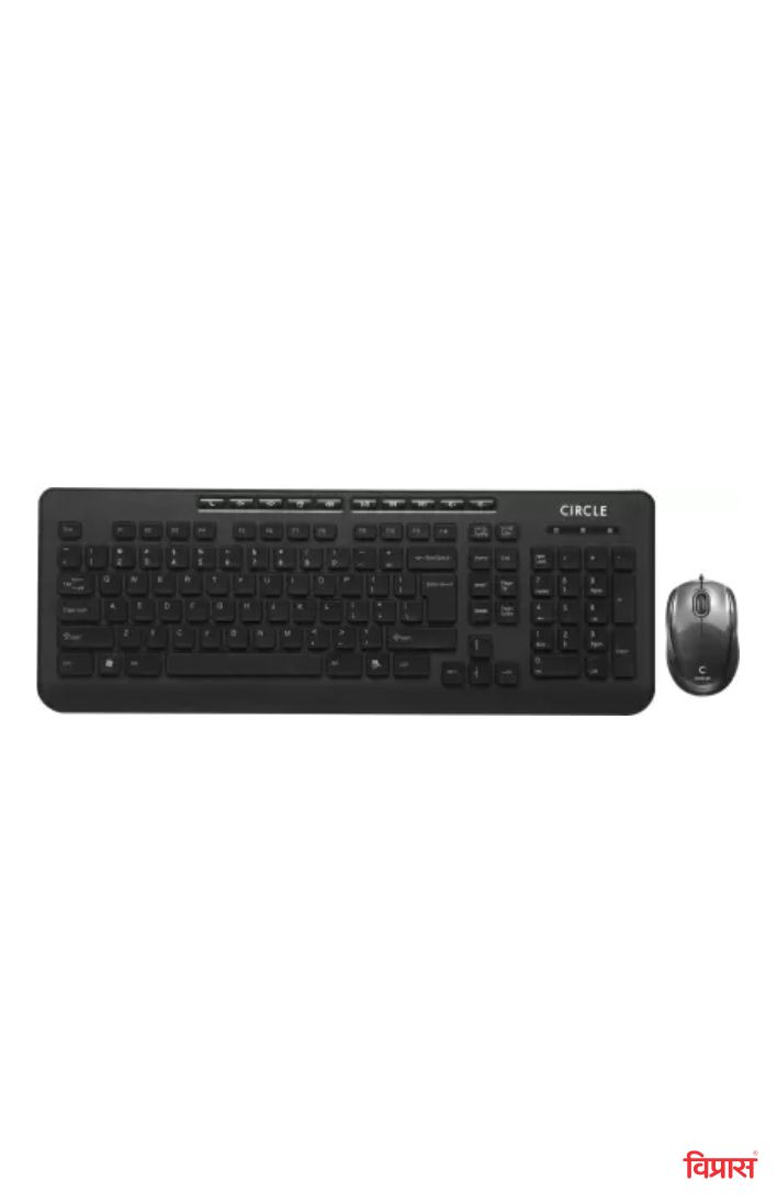 Keyboard Mouse Cricle C49 Slim Multimedia Combo 