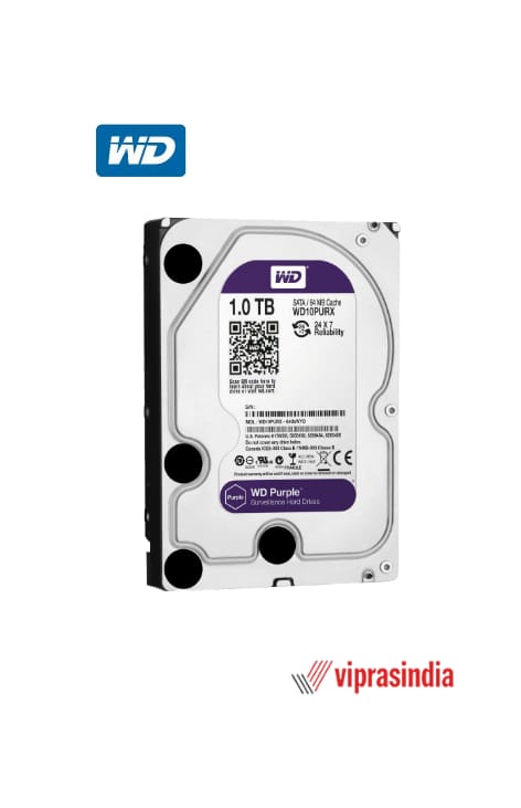 Hard Drive WD 1TB Purple Surveillance Sata