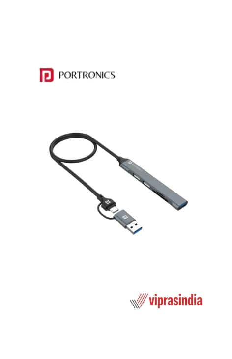 USB HUB Portronics MPort 31 Plus with Card Reader