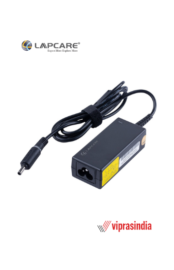  Laptop Adapter Lapcare for Dell 19.5V 2.31A 45W  LOADYT6263 Small Pin