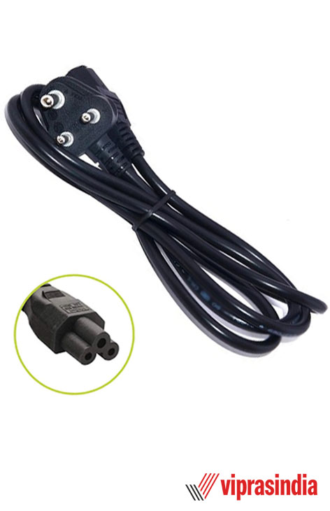 Laptop Power Cable 1.5 mtr 3 pin 
