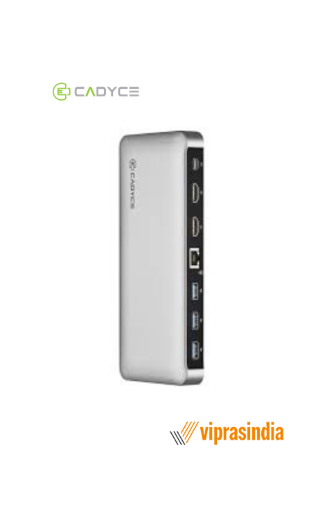Docking Station USB-C Thunderbolt 3 Cadyce CA-C3PDS