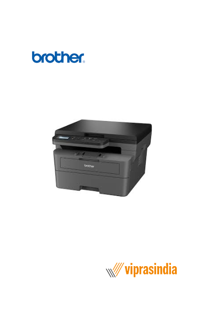Printer Brother DCP-B7600DWB, Multifunction (Print, Scan, Copy), Auto 2-sided (Duplex) printing, USB 2.0, A4 print speed up to 34 ppm (Black), 2 Line LCD Display, 256 MB Memory, 250 Sheets Paper Tray, Monochrome Laser Printer 