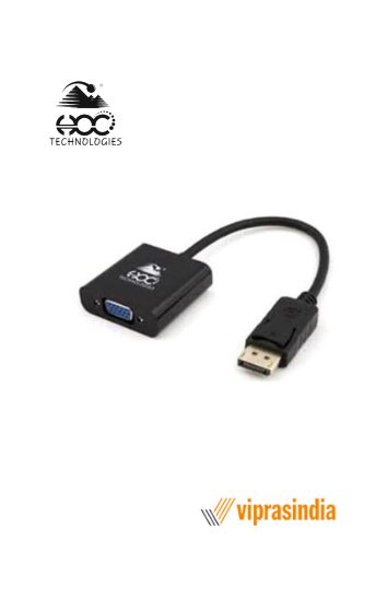 Cable HOC Technologies DP to VGA HDV Male to Female