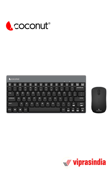 Keyboard and Mouse Coconut Mini Desire Wireless  WK29 + WM29  