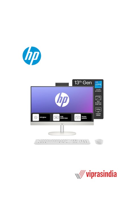Desktop HP All-in-One PC 24-cr0477in Intel® Core™ 13th Generation i5 processor 