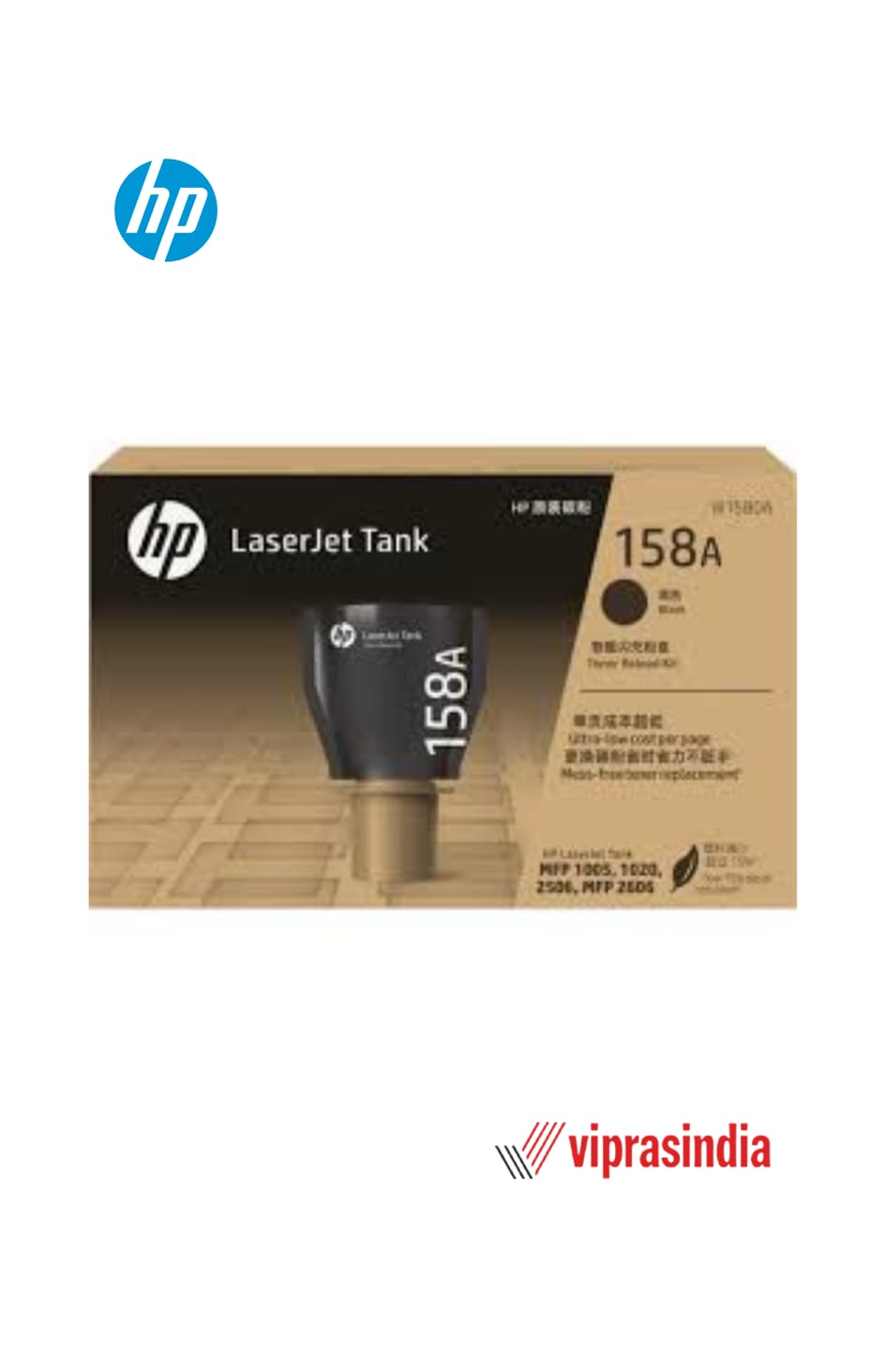 Laserjet Toner Reload Kit HP 158A Black Original