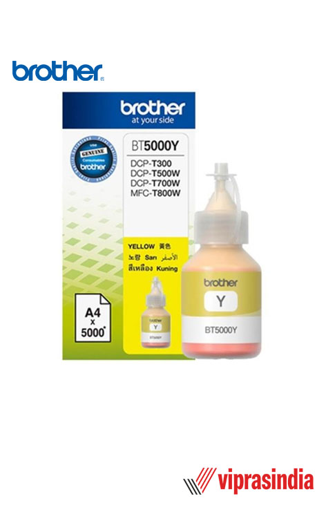 Ink Bottle Brother BT5000Y 48.8ml Yellow