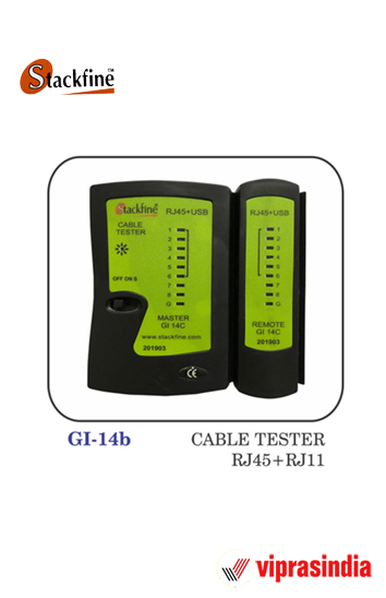 Cable Tester Stackfine ( Network Lan Tester)  Rj 45 + Rj 11 