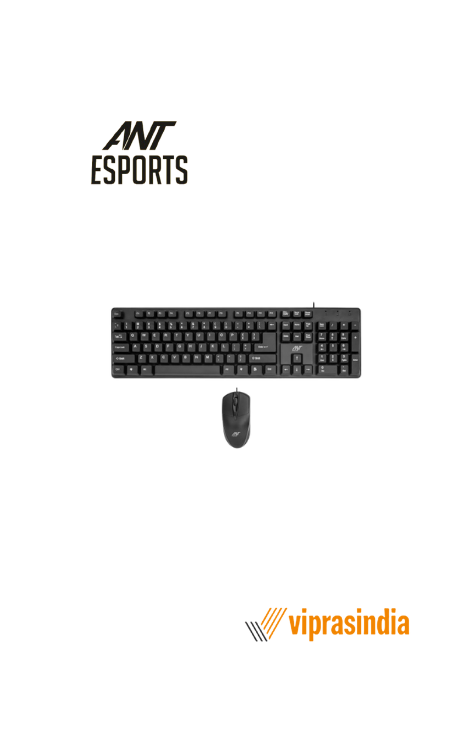Keyboard and Mouse Ant Value FKBRI02 Wired Combo