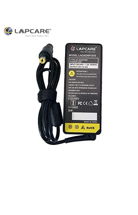 Laptop Power Adapter Lapcare For ASUS ZENBOOK 19.5v 3.42a 65W small pin
