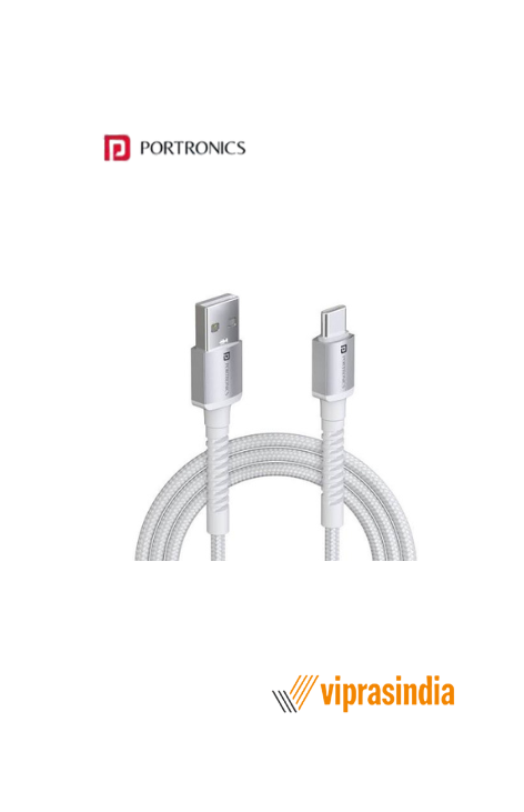 Cable Portronics Konnect X POR 2142 USB to Type-C White 