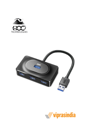 Cable USB Hub HOC Technologies 4Port 1.2m ATRI 3.0