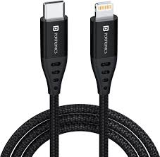 Cable Portronics Konnect L1 POR- 1648 20W Type C to 8 Pin Quick Charging