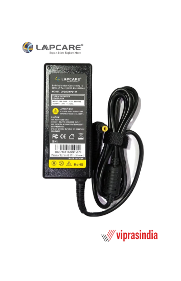 Laptop Power Adapter Lapcare For Lenovo 20V 3.25A 65W (5.5*2.5) LVOADNP2107 New Pin