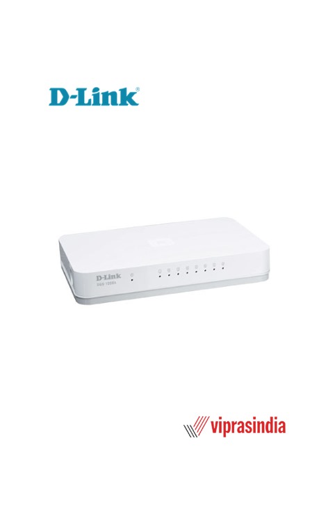 Network  switch  D-Link DES 1008C 8 Port 10/100 Mbps