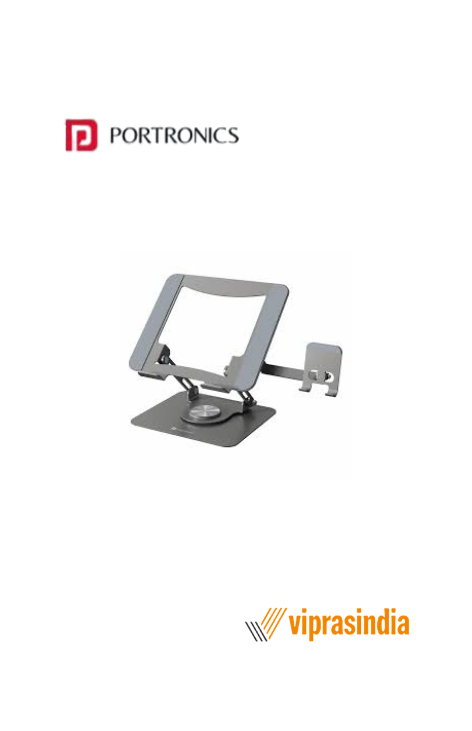 Laptop Stand Portronics My Buddy K9 Pro POR 3106 with Mobile Stand 