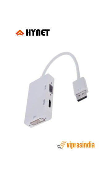 Cable Hynet DP to HDTV/VGA/DVI White