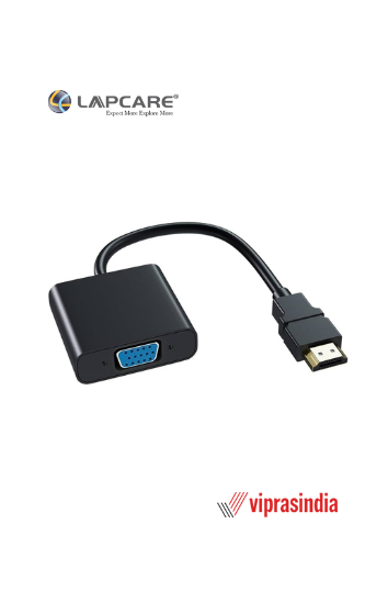 Adapter Lapcare HDMI to VGA  (Converter) with Audio