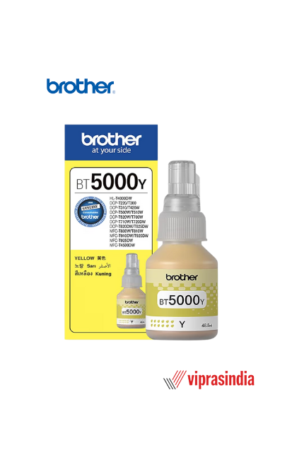 Ink Bottle Brother BT5000Y 48.8ml Yellow