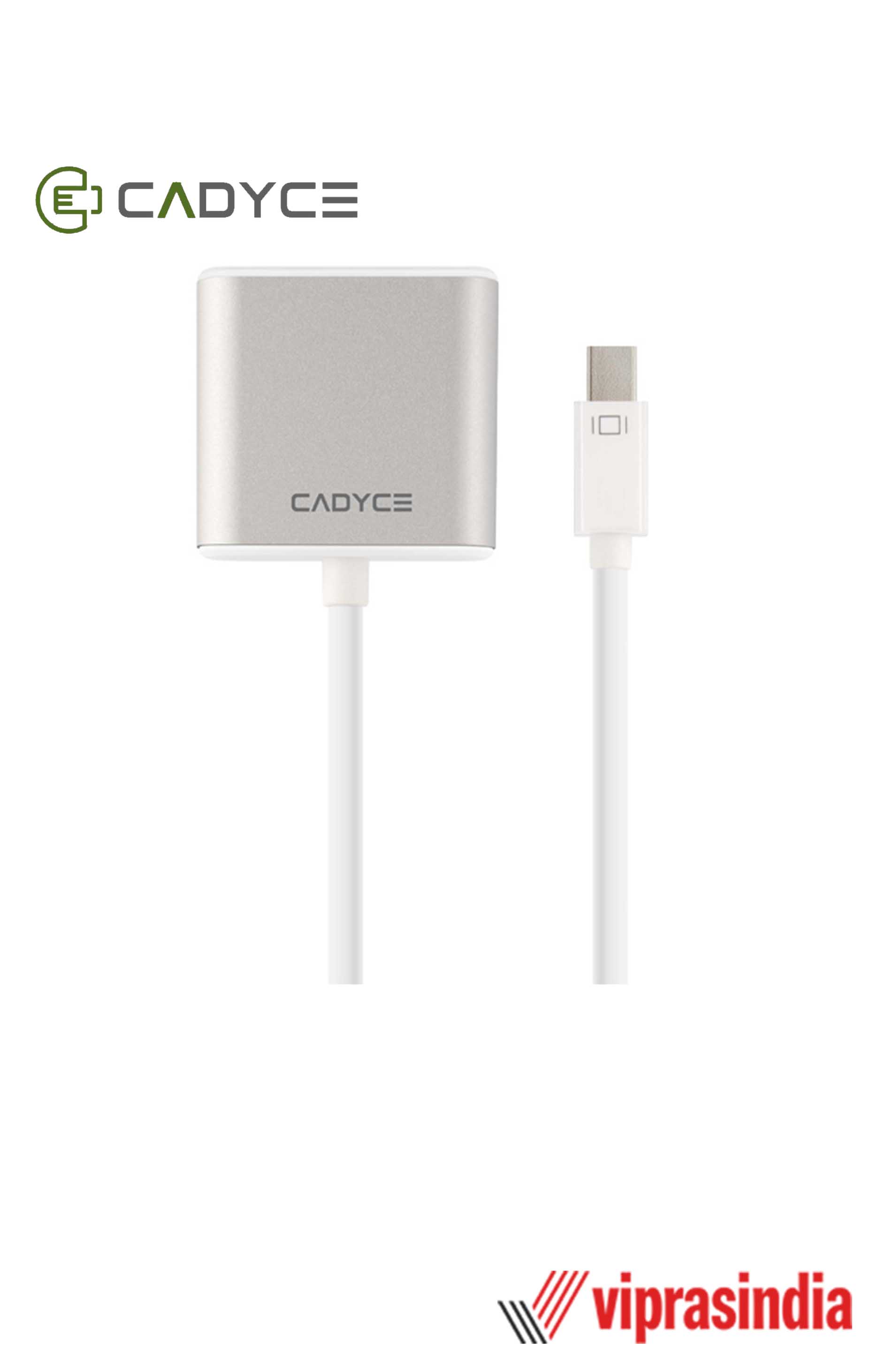 Cadyce Mini DisplayPort to VGA Adapter CA-MDVGA