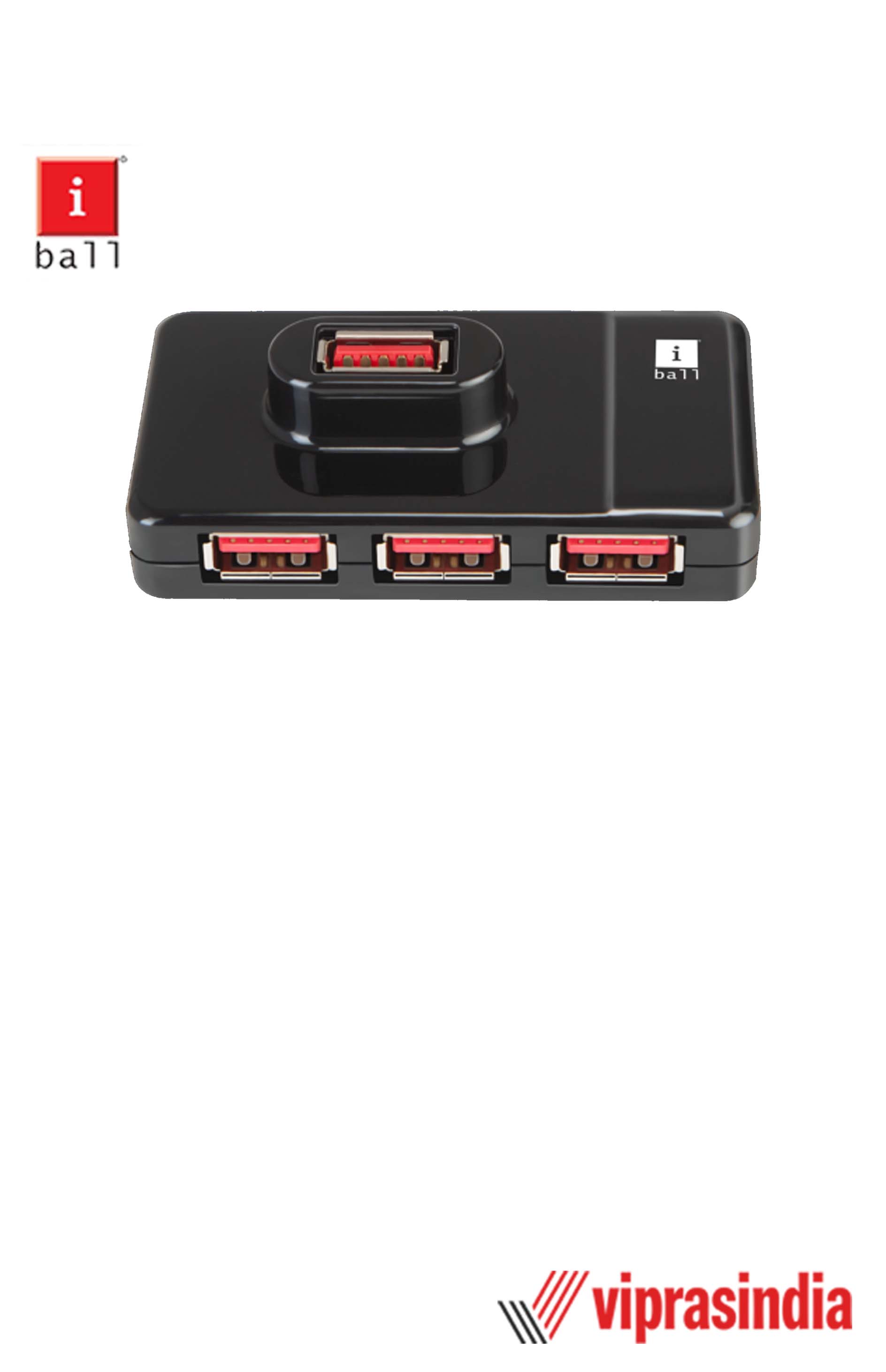 USB 3.0 Hub iBall Piano 430 (4 Ports)