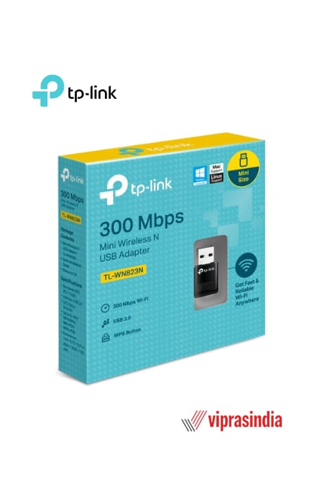 TP-Link 300Mbps Mini Wireless N USB Adapter TL-WN823N