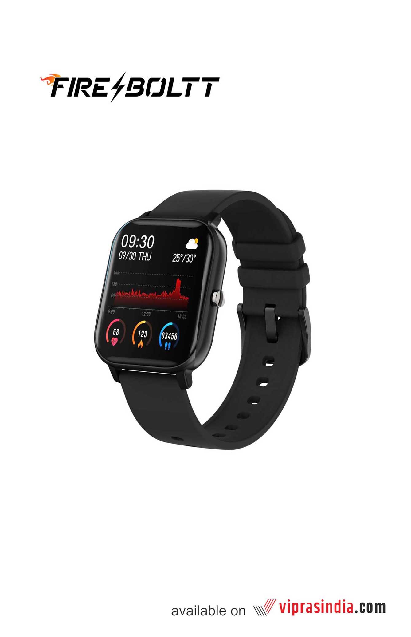 Fire-Boltt SPO2 Fitness Smartwatch (Black)