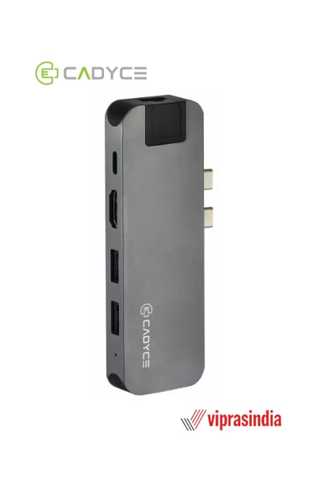 Cadyce Dual USB-C™ Docking Station With Gigabit Ethernet (CA-DUCDG)