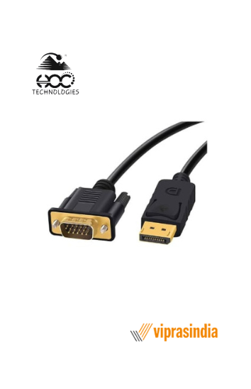 Cable HOC Technologies DP to VGA HDV - 1.8L Male to Male