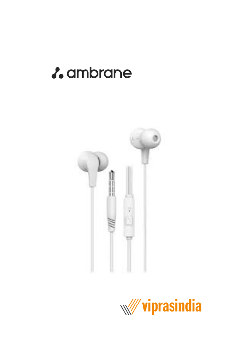 Wired Earphones Ambrane EP-56 with BoostedBass